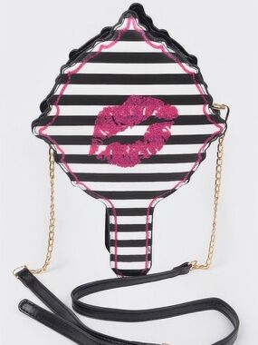 Lips Hair Brush Clutch